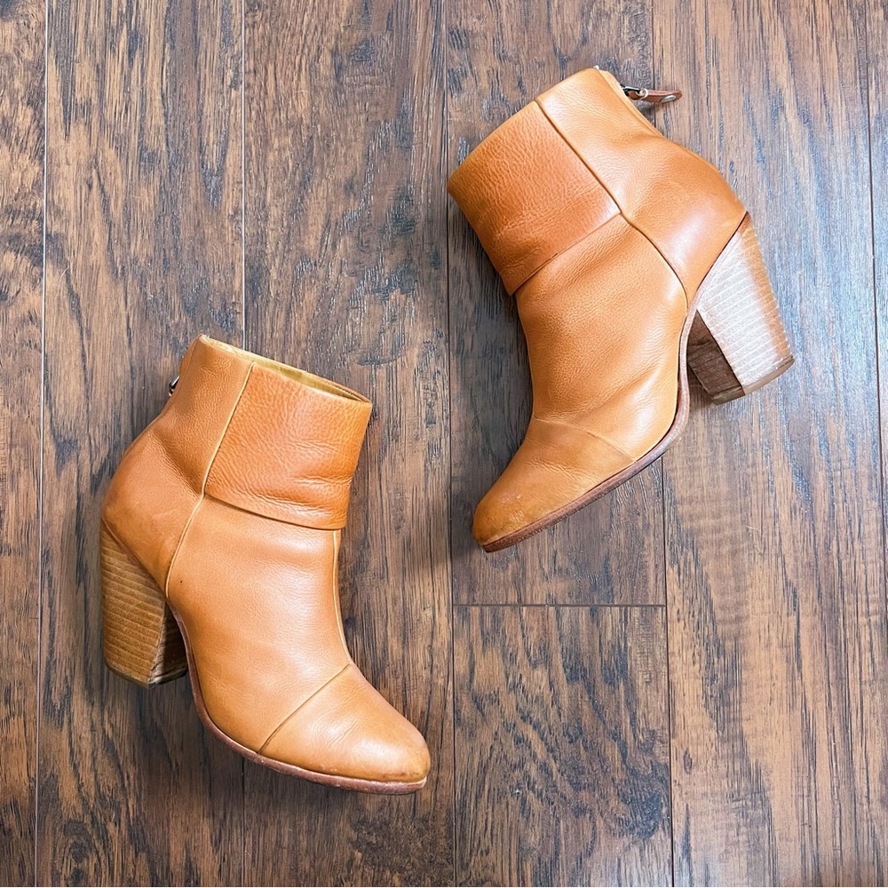 rag & bone Tan Ankle Boots